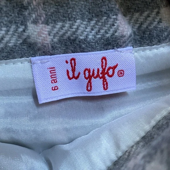Il Gufo Italian virgin wool made in Italy skirt